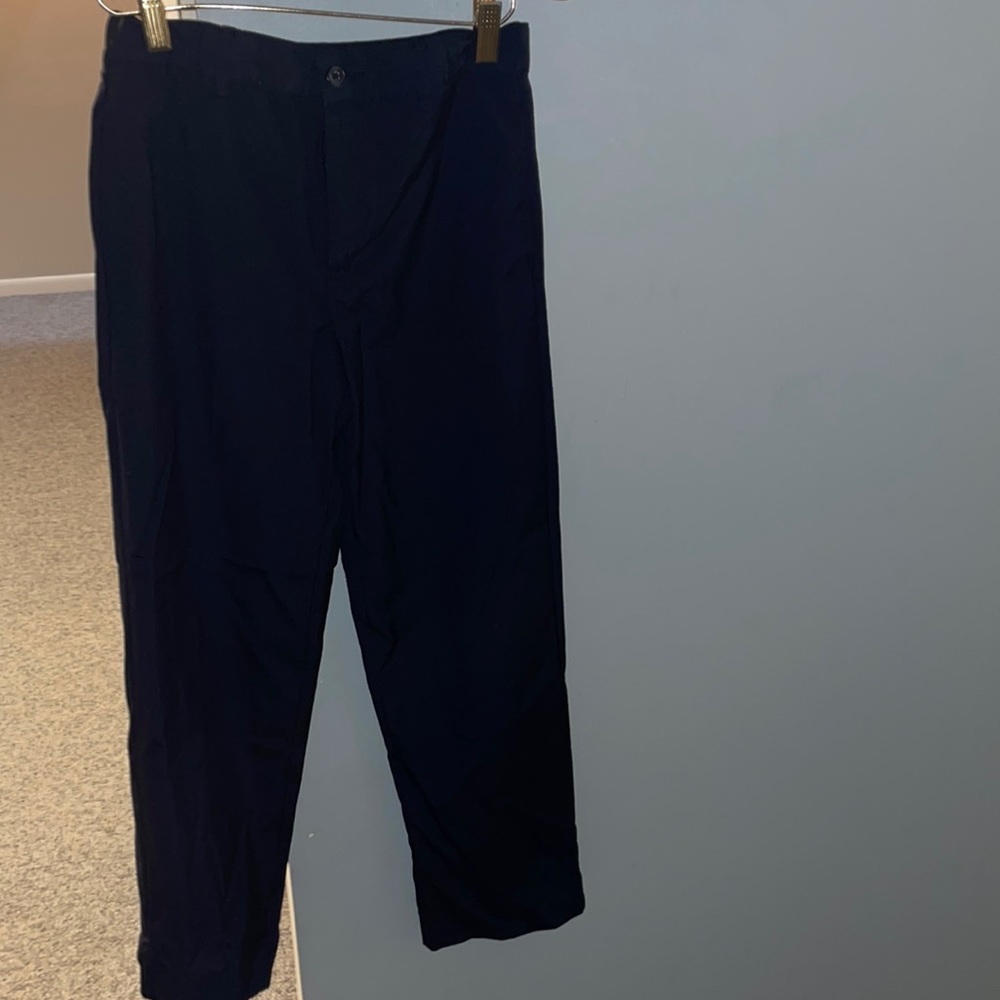 Boys size 12 navy straight leg pants